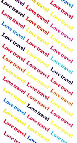   "Love travel"  